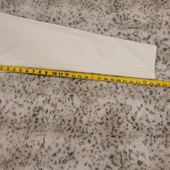 Cache SZ 8 White Embellished Crop Skinny Stretch Jeans - Picture 5 of 12